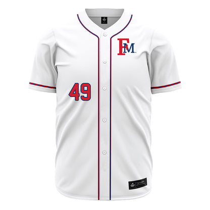 Francis Marion - NCAA Baseball : Caleb Oakley - White Jersey-0