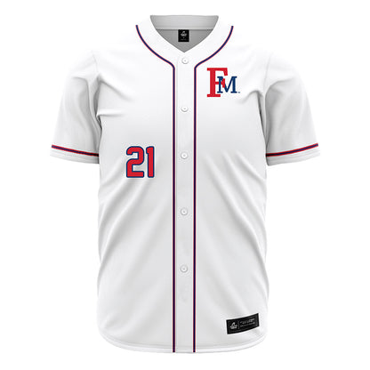 Francis Marion - NCAA Baseball : Daemon Woodruff - White Jersey-0