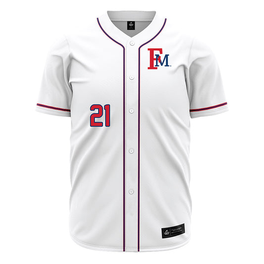 Francis Marion - NCAA Baseball : Daemon Woodruff - White Jersey-0