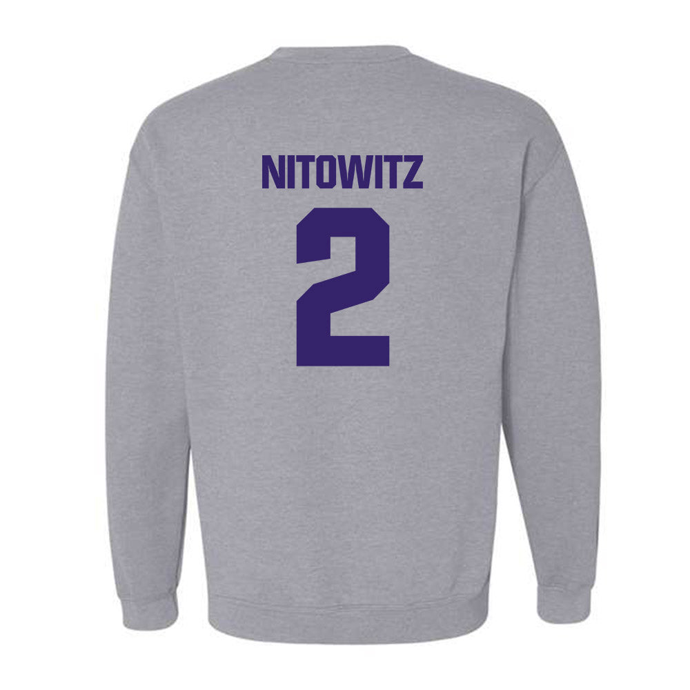 Portland - NCAA Baseball : Cody Nitowitz - Classic Shersey Crewneck Sweatshirt-1