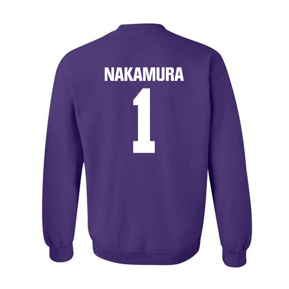 Portland - NCAA Baseball : Logan Nakamura - Crewneck Sweatshirt-1