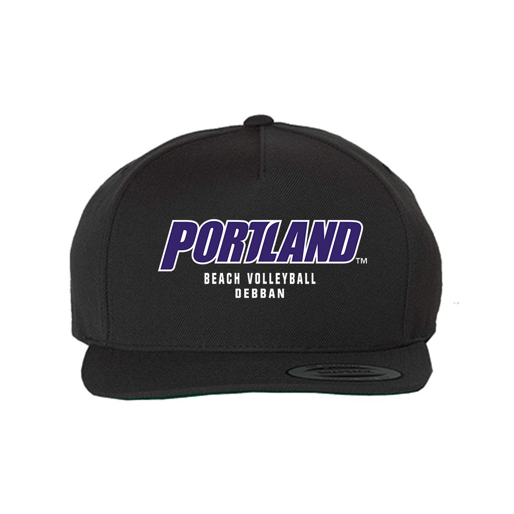 Portland - NCAA Beach Volleyball : Hannah Debban - Snapback Hat-0