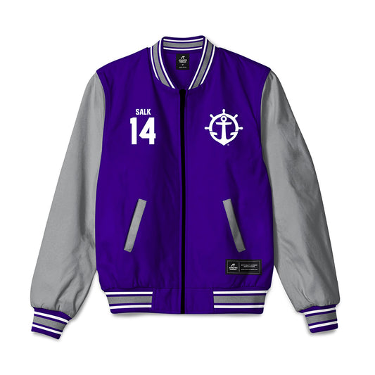 Portland - NCAA Baseball : Jonas Salk - Bomber Jacket-0
