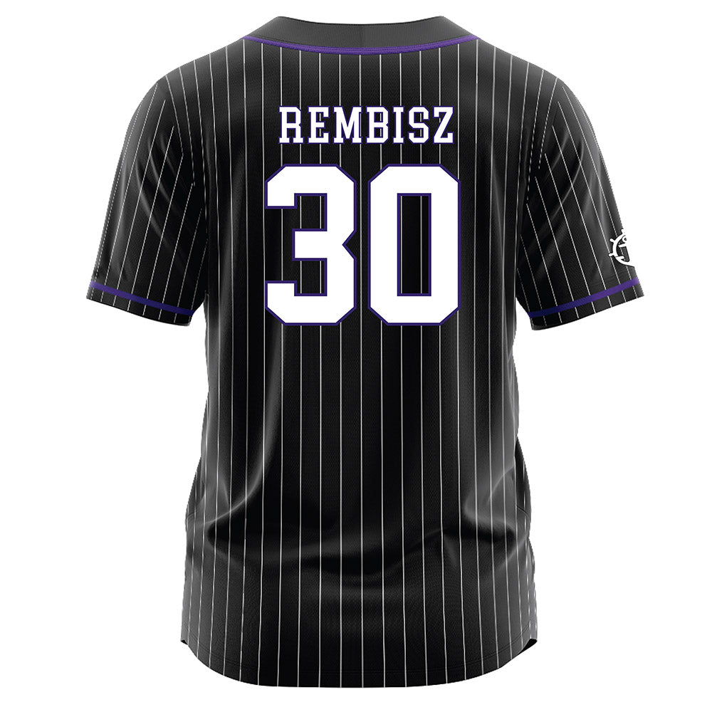 Portland - NCAA Baseball : Ryan Rembisz - Black Jersey-1