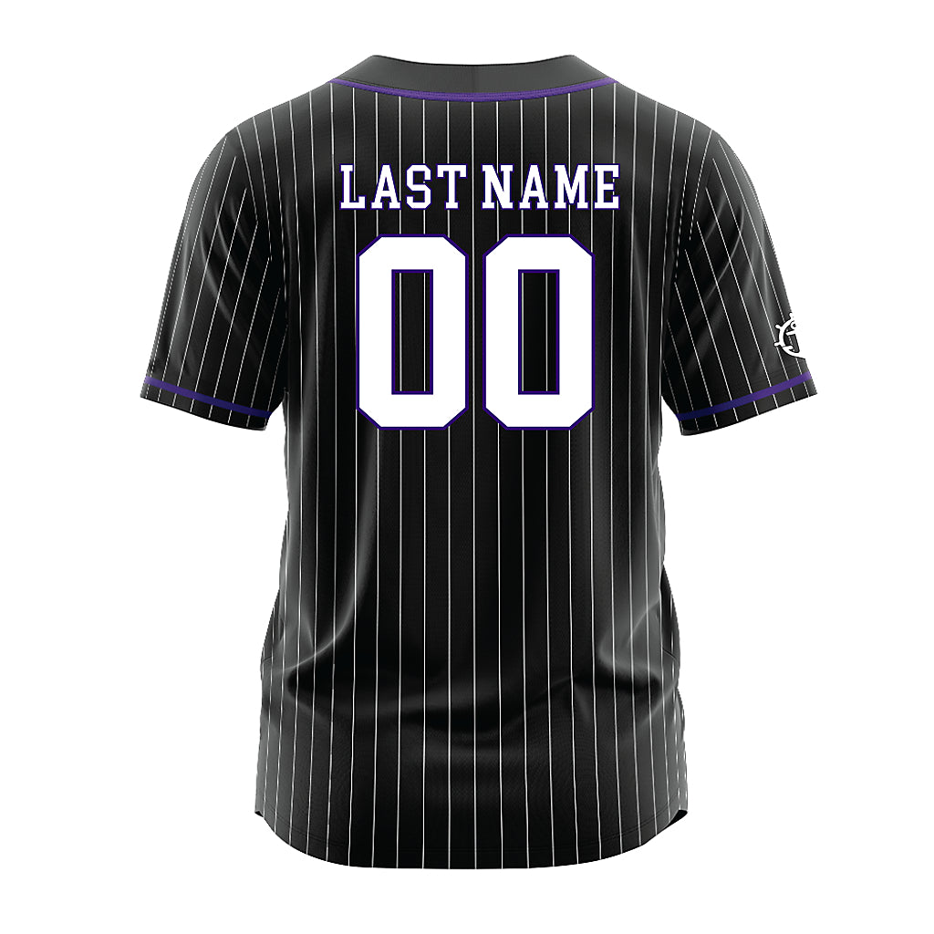 Portland - NCAA Baseball : - Black Jersey-1