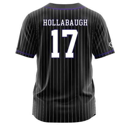 Portland - NCAA Baseball : Coleman Hollabaugh - Black Jersey-1