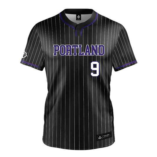 Portland - NCAA Baseball : Isaac Pfeifer - Black Jersey-0