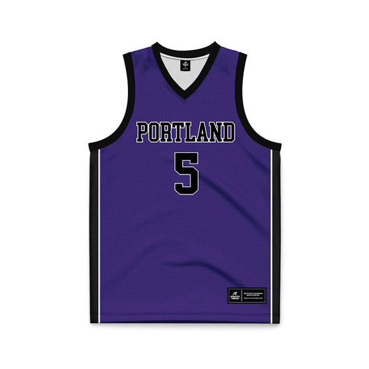 Portland - NCAA Men's Basketball : Dante Censori-Hercules - Purple Basketball Jersey-0