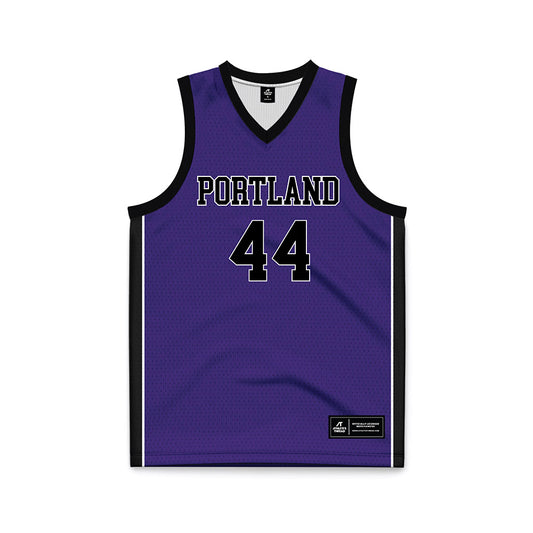 Portland - NCAA Men's Basketball : Mikah Ballew - Purple Basketball Jersey-0
