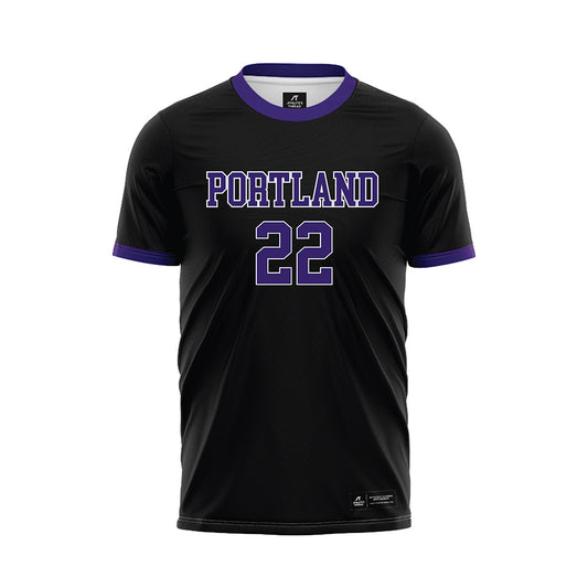 Portland - NCAA Women's Soccer : Taylor Norman - Black Soccer Jersey-0