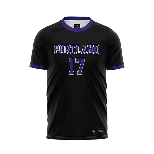 Portland - NCAA Women's Soccer : Abriana Ruiz - Black Soccer Jersey-0