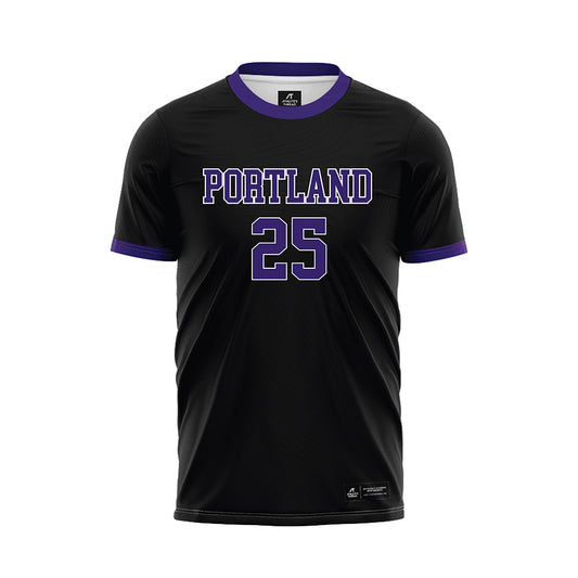 Portland - NCAA Women's Soccer : Jillian McBride - Black Soccer Jersey-0