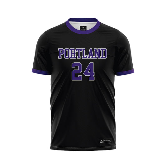 Portland - NCAA Women's Soccer : Giovanna Hansen - Black Soccer Jersey-0