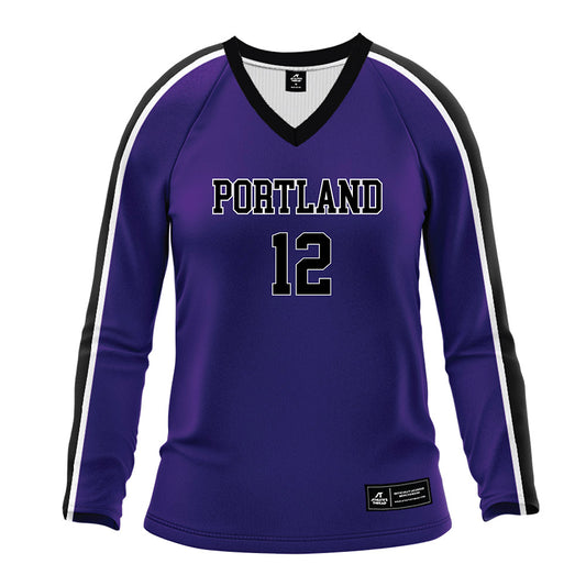 Portland - NCAA Women's Volleyball : Amiyah Eason - Purple Volleyball Jersey-0