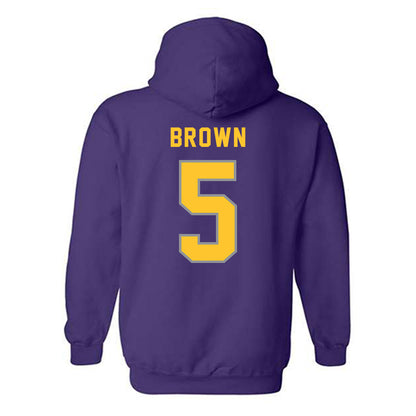 PVAMU - NCAA Softball : Nya Brown - Classic Shersey Hooded Sweatshirt-1