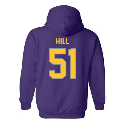 PVAMU - NCAA Football : Nigel Hill - Classic Shersey Hooded Sweatshirt-1