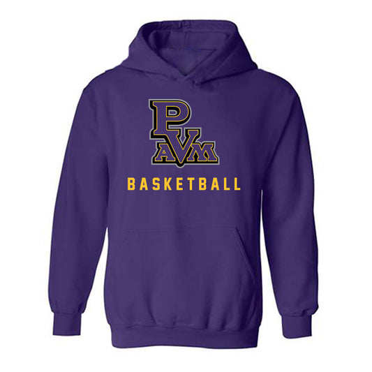 PVAMU - NCAA Men's Basketball : Elijah Mitchell - Classic Shersey Hooded Sweatshirt-0