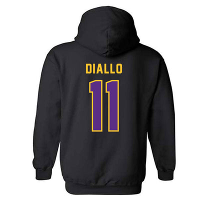 PVAMU - NCAA Men's Basketball : Hassane Diallo - Classic Shersey Hooded Sweatshirt-1