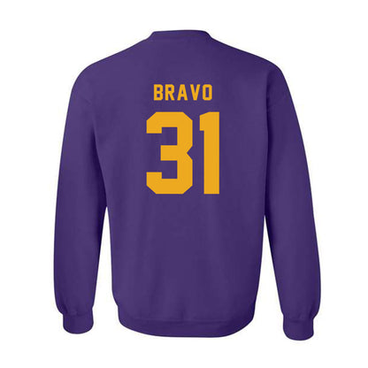 PVAMU - NCAA Baseball : Leonardo Bravo - Classic Shersey Crewneck Sweatshirt-1