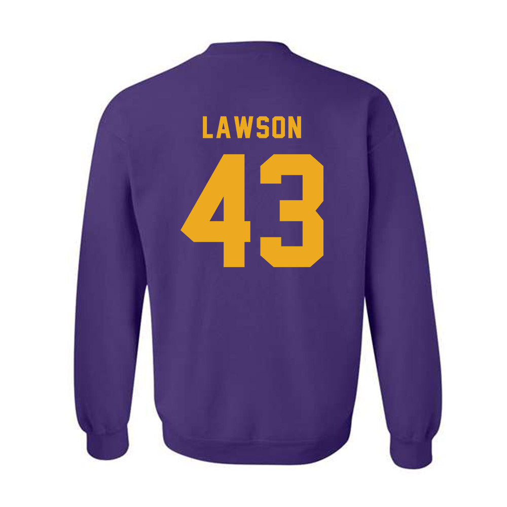 PVAMU - NCAA Baseball : John Lawson - Classic Shersey Crewneck Sweatshirt-1