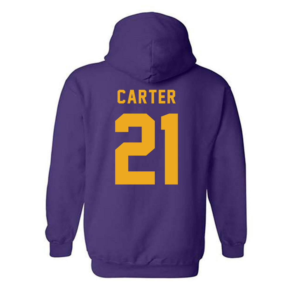 PVAMU - NCAA Football : Tevin Carter - Classic Shersey Hooded Sweatshirt-1