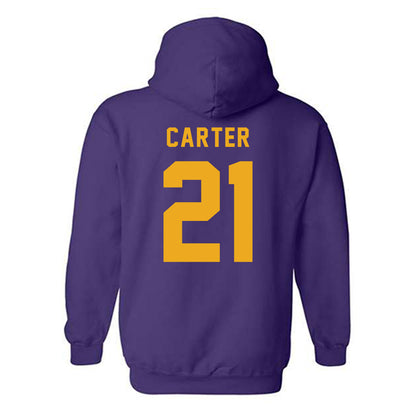 PVAMU - NCAA Football : Tevin Carter - Classic Shersey Hooded Sweatshirt-1