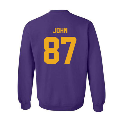 PVAMU - NCAA Football : Ethan John - Classic Shersey Crewneck Sweatshirt-1