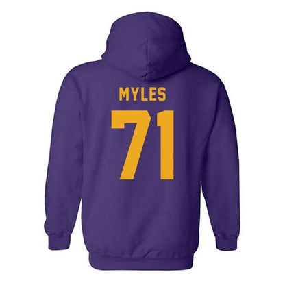 PVAMU - NCAA Football : Xyler Myles - Classic Shersey Hooded Sweatshirt-1