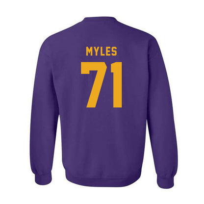 PVAMU - NCAA Football : Xyler Myles - Classic Shersey Crewneck Sweatshirt-1