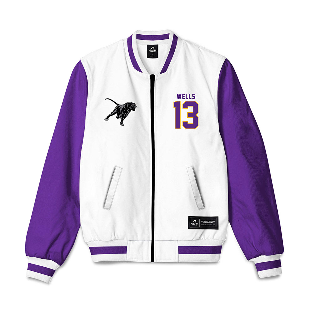 PVAMU - NCAA Men's Basketball : Cory Wells - Bomber Jacket-0