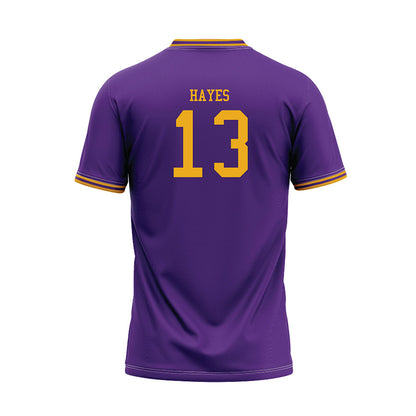 PVAMU - NCAA Baseball : Dakari Hayes - Purple Baseball Jersey-1
