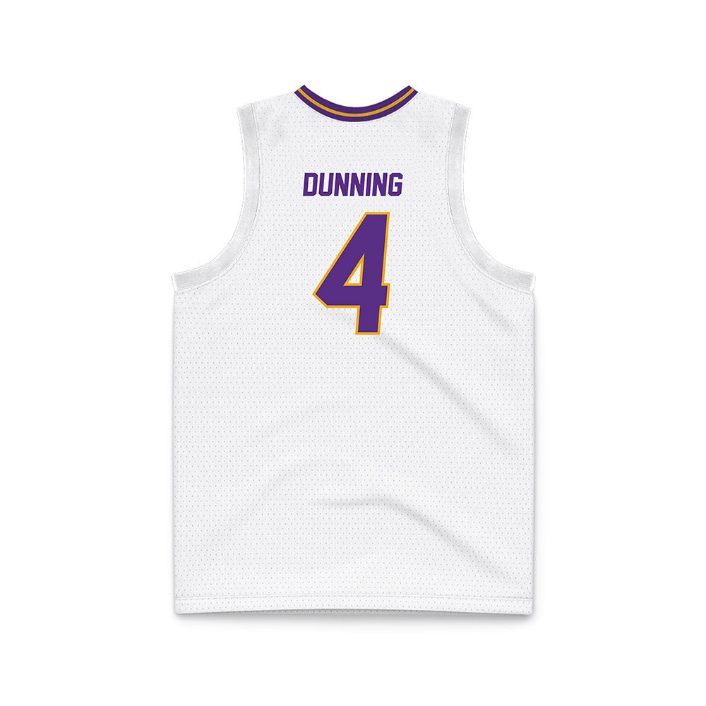 PVAMU - NCAA Men's Basketball : Corey Dunning - White Basketball Jersey-1