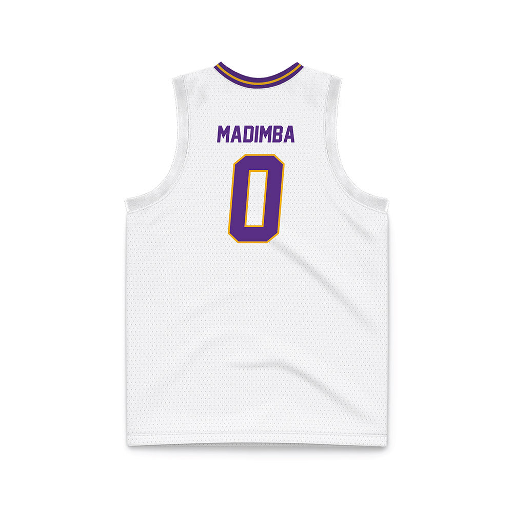 PVAMU - NCAA Men's Basketball : Joey Madimba - White Basketball Jersey-1