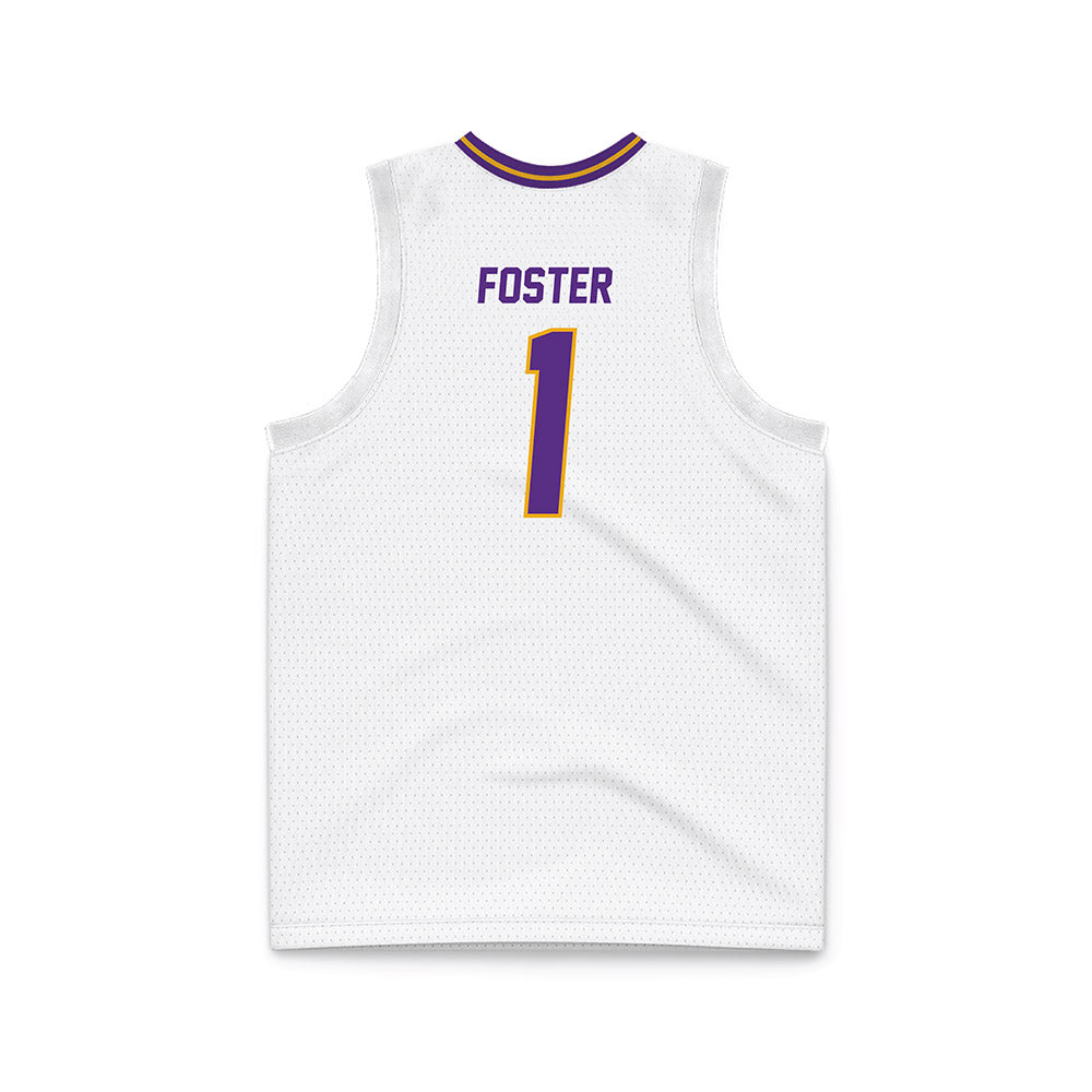 PVAMU - NCAA Men's Basketball : Isaiah Foster - White Basketball Jersey-1