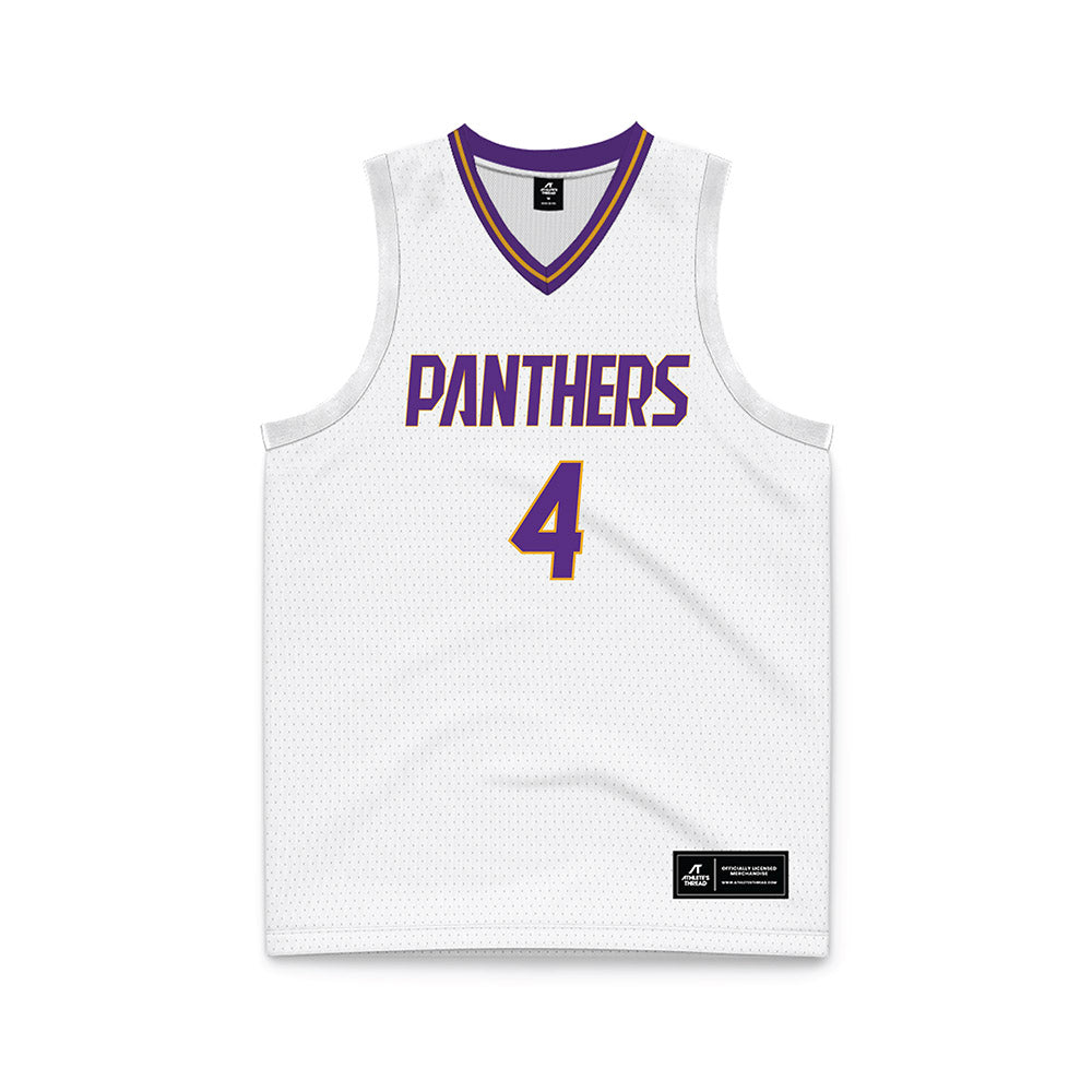 PVAMU - NCAA Men's Basketball : Corey Dunning - White Basketball Jersey-0