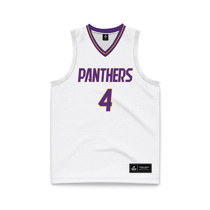 PVAMU - NCAA Men's Basketball : Corey Dunning - White Basketball Jersey-0