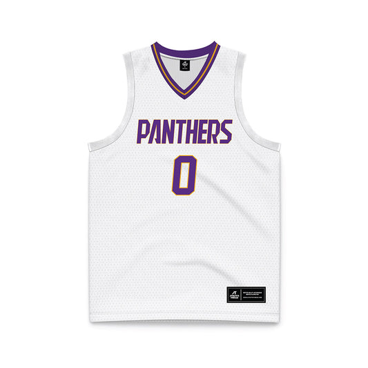 PVAMU - NCAA Men's Basketball : Joey Madimba - White Basketball Jersey-0
