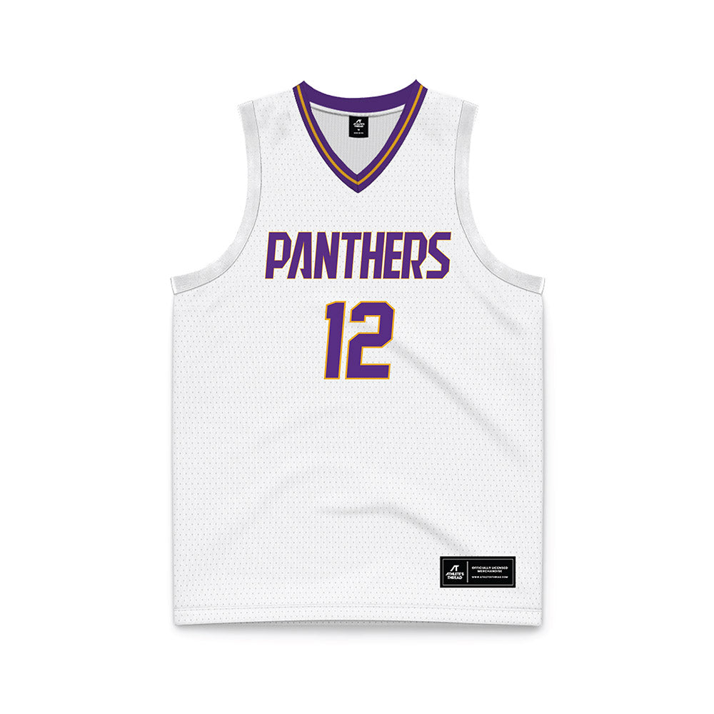PVAMU - NCAA Men's Basketball : Lance Williams - White Basketball Jersey-0