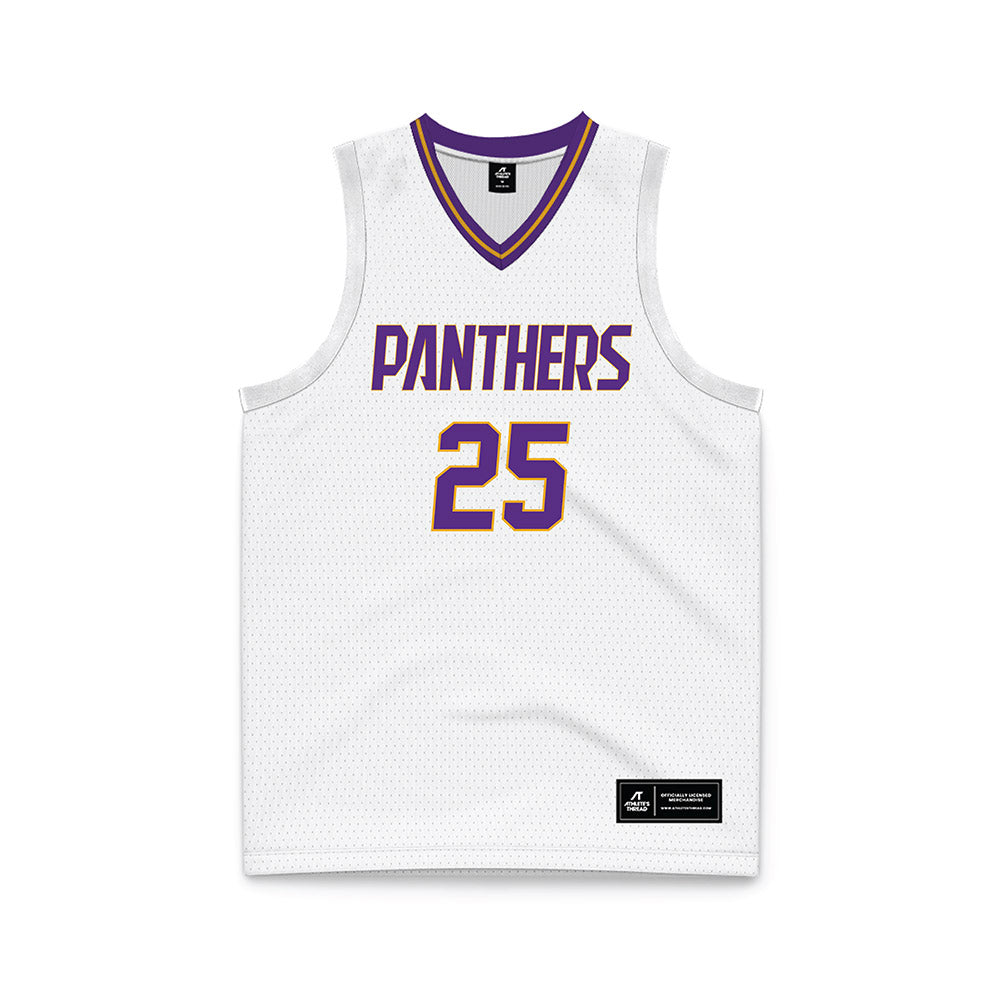 PVAMU - NCAA Men's Basketball : Keeshawn Mason - White Basketball Jersey-0