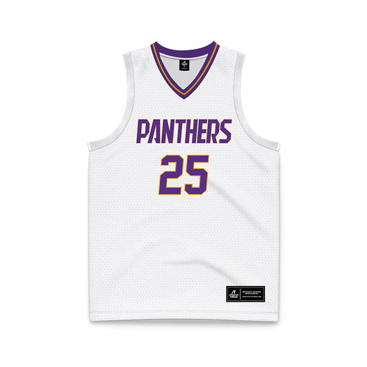 PVAMU - NCAA Men's Basketball : Keeshawn Mason - White Basketball Jersey-0