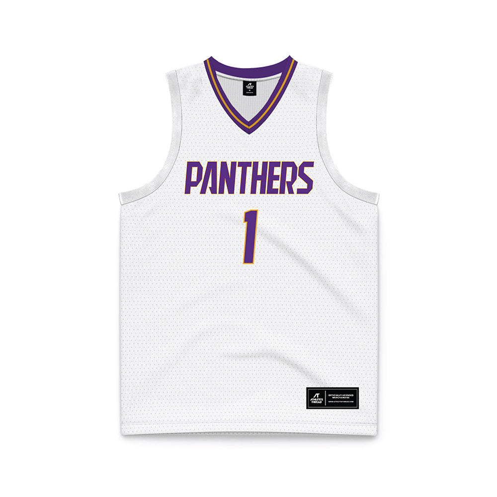 PVAMU - NCAA Men's Basketball : Isaiah Foster - White Basketball Jersey-0