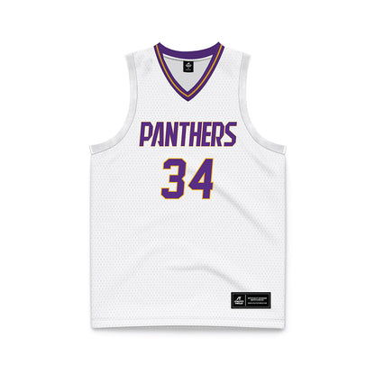 PVAMU - NCAA Men's Basketball : Ryan Bolton Jr - White Basketball Jersey-0