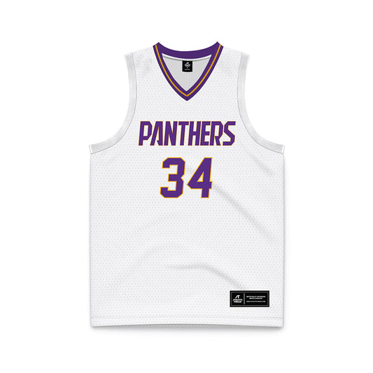 PVAMU - NCAA Men's Basketball : Ryan Bolton Jr - White Basketball Jersey-0