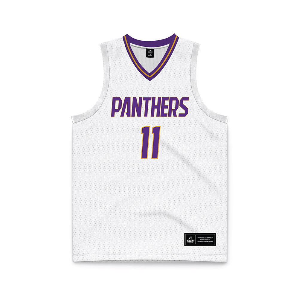 PVAMU - NCAA Men's Basketball : Hassane Diallo - White Basketball Jersey-0