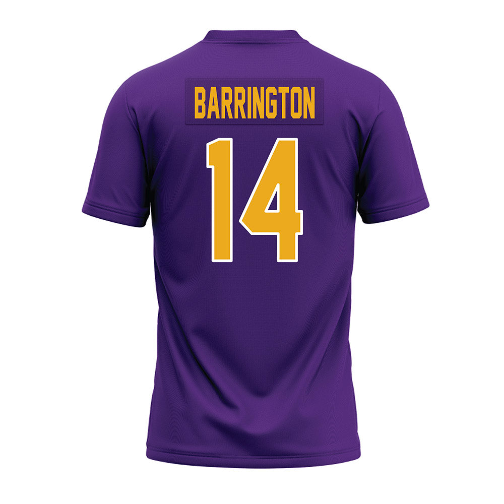 PVAMU - NCAA Football : Deuce Barrington - Purple Premium Football Jersey-1