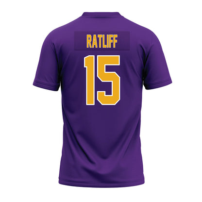 PVAMU - NCAA Football : Jeremiah Ratliff - Purple Premium Football Jersey-1