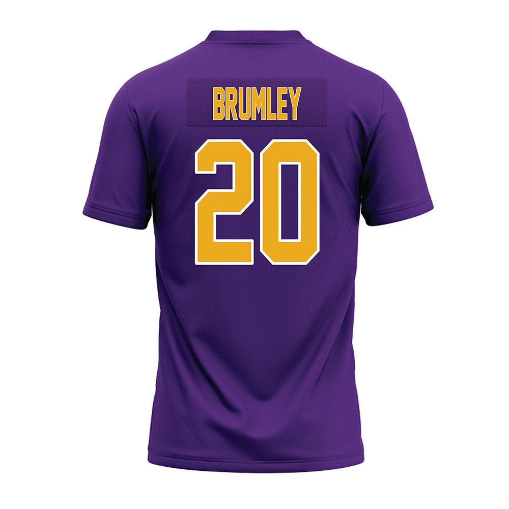 PVAMU - NCAA Football : devon brumley - Purple Premium Football Jersey-1