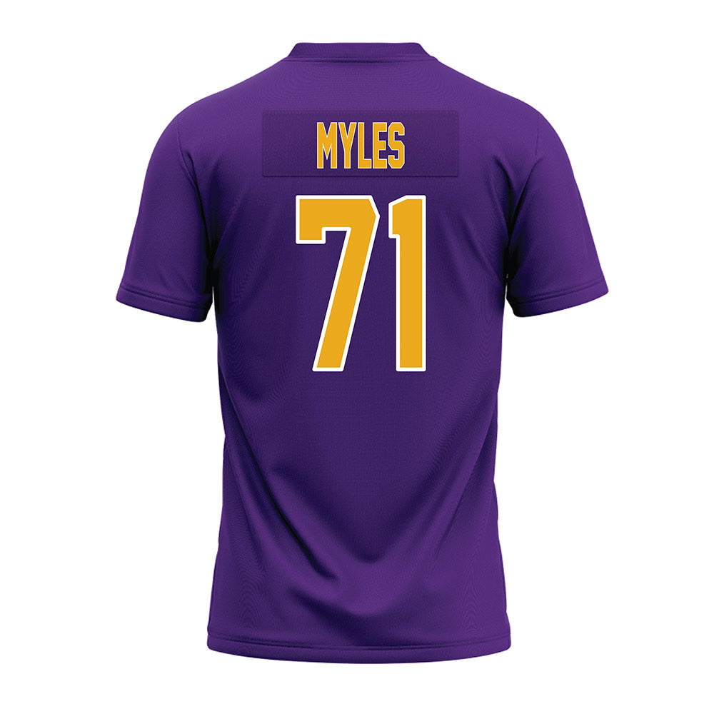 PVAMU - NCAA Football : Xyler Myles - Purple Premium Football Jersey-1