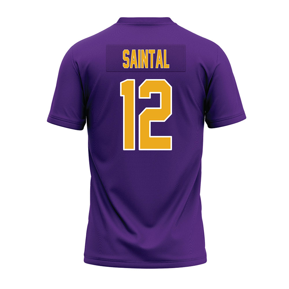 PVAMU - NCAA Football : Dagostino Saintal - Purple Premium Football Jersey-1