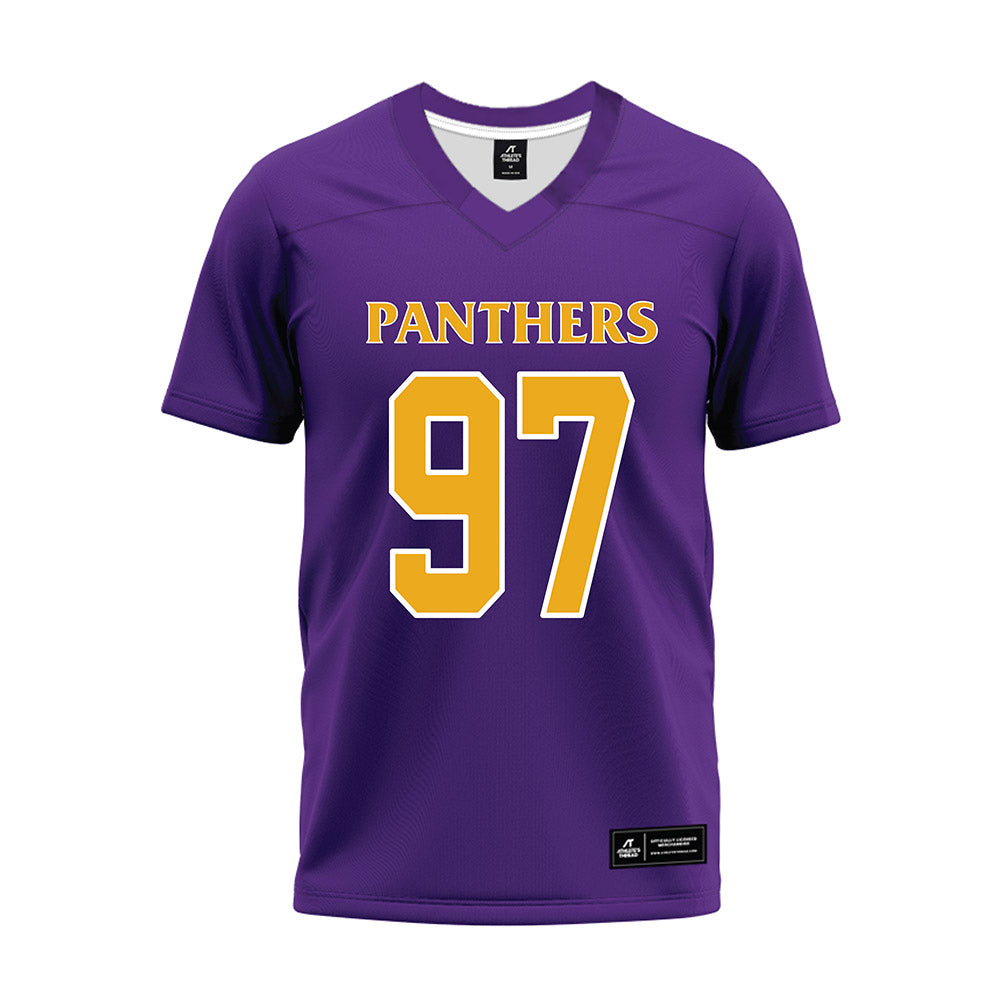 PVAMU - NCAA Football : Carlos Villagomez - Purple Premium Football Jersey-0